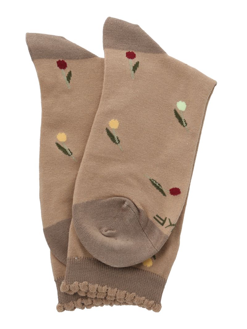 Calcetin-Bambu-Mujer-St-Tulip-Beige-Rockford