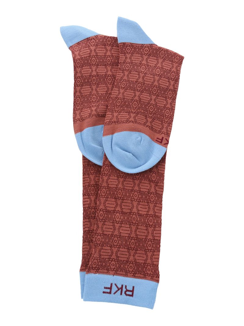 Calcetin-Bambu-Mujer-Kh-Design-Burdeo-Rockford