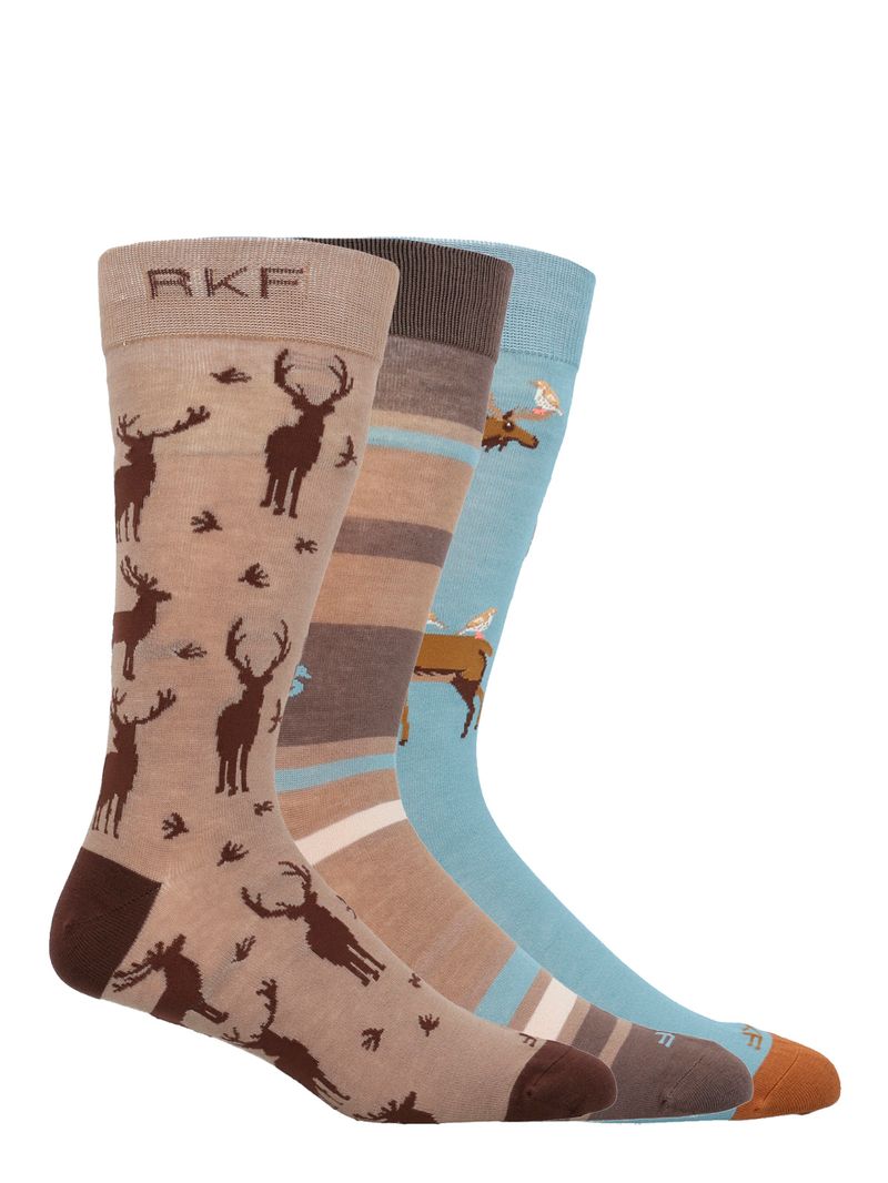 Calcetín Bambú Hombre Pack Gift Sym Multicolor Rockford