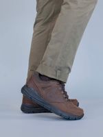 Zapatilla Cuero Waterproof Stadium Café Hush Puppies