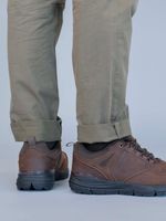 Zapatilla Cuero Waterproof Stadium Café Hush Puppies