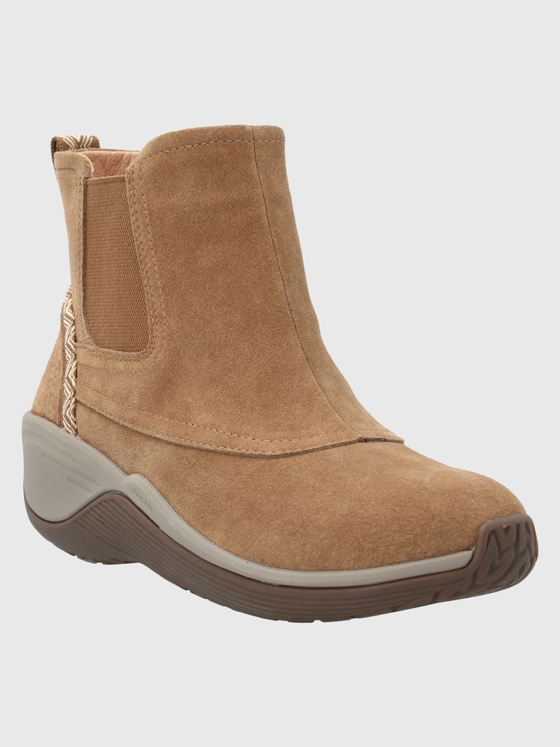 Botin-Cuero-Mujer-Spinal-Rug-Chelsea-Cafe-Claro