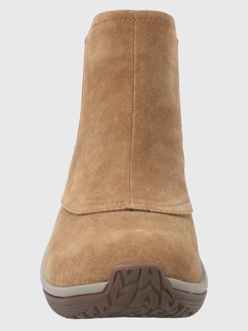 Botin-Cuero-Mujer-Spinal-Rug-Chelsea-Cafe-Claro