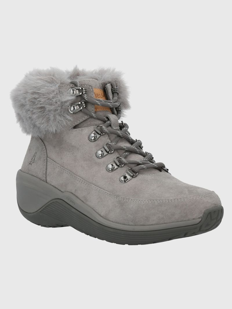 Botin Cuero Spinal Rug Alpine Gris Hush Puppies