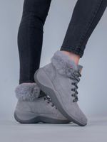 Botin Cuero Spinal Rug Alpine Gris Hush Puppies