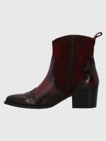 Botin Italiano Cuero Cassaandra Rojo Hush Puppies