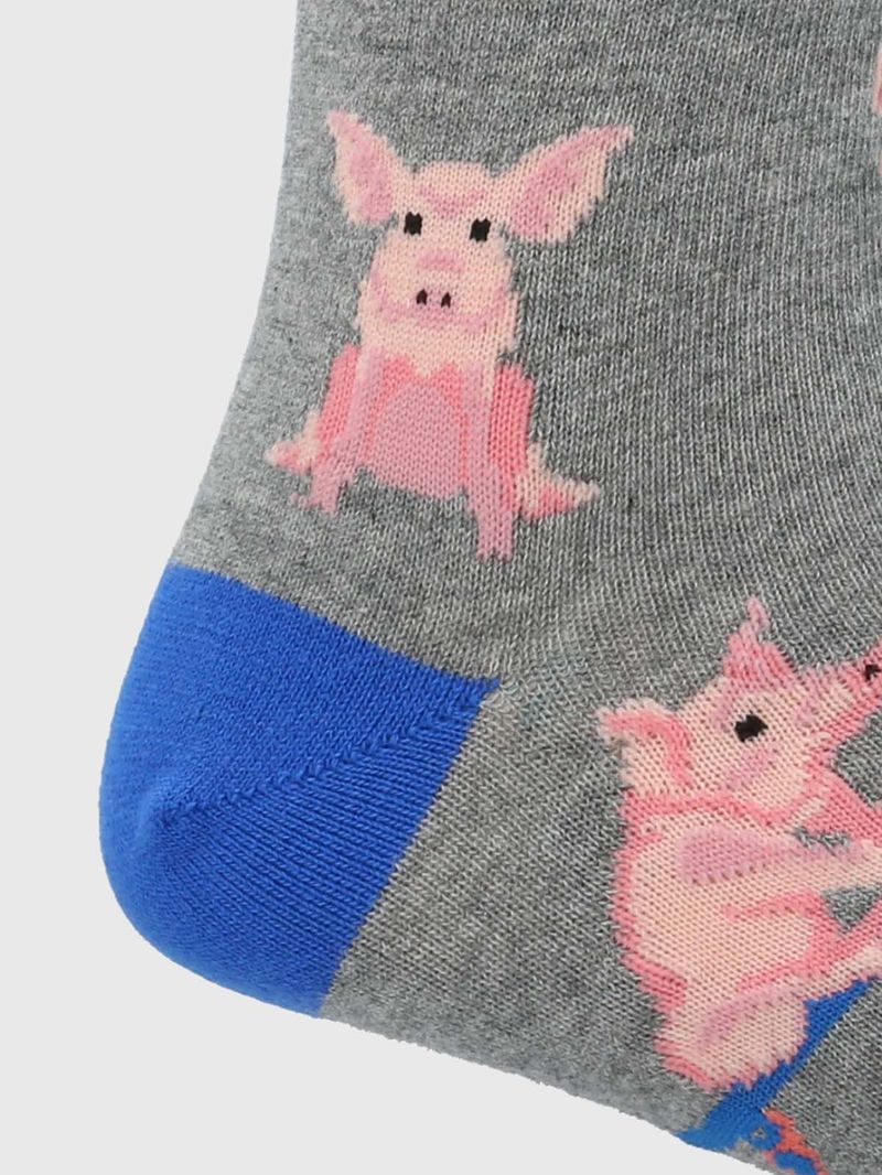 Calcetin-Algodon-Hombre-C-Cuff-Skatepig-Gris-Hush-Puppies