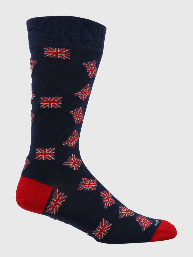 Calcetin-Algodon-Hombre-C-Flag-Uk-Azul-Hush-Puppies