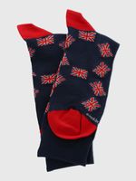 Calcetin-Algodon-Hombre-C-Flag-Uk-Azul-Hush-Puppies