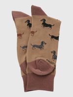 Calcetin-Algodon-Hombre-C-Dachshund-Cafe-Hush-Puppies