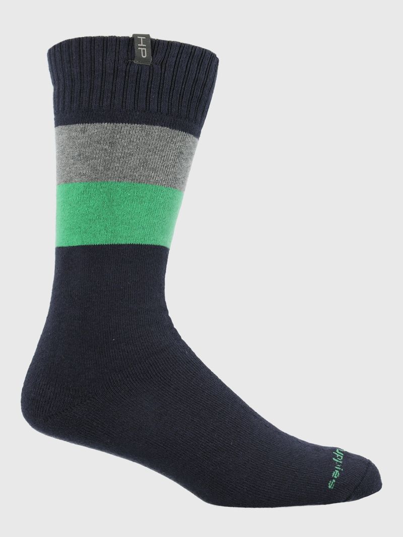 Calcetin-Algodon-Hombre-Heavy-Block-Azul-Hush-Puppies