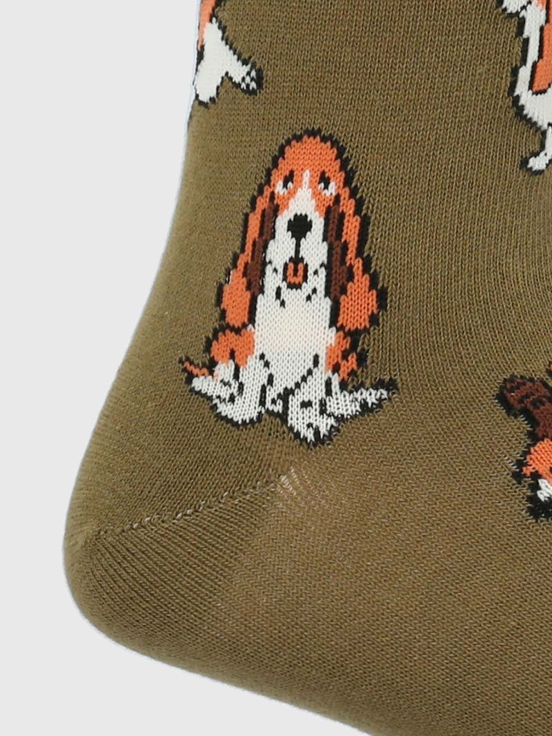 Calcetin-Algodon-Hombre-C-Cowdog-Verde-Hush-Puppies