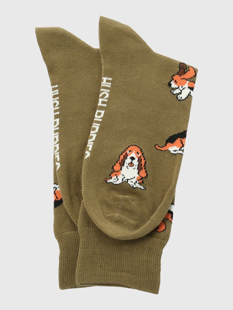 Calcetin-Algodon-Hombre-C-Cowdog-Verde-Hush-Puppies