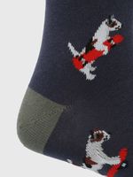 Calcetin-Algodon-Hombre-C-Cuff-Skatedog-Azul-Hush-Puppies