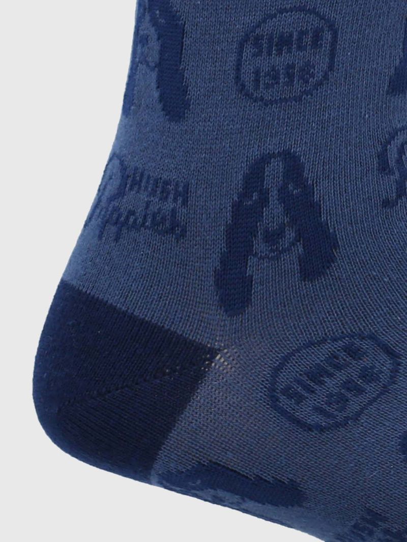 Calcetin-Algodon-Hombre-C-Dog-Puppies-Azul-Hush-Puppies