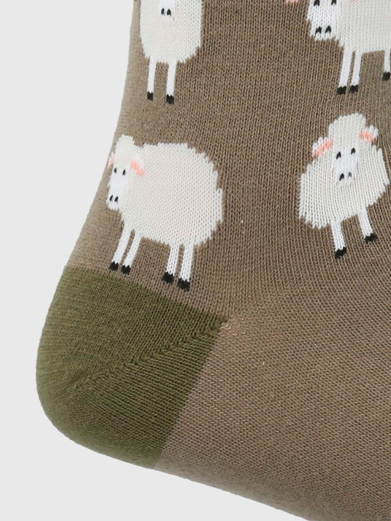 Calcetin-Algodon-Hombre-C-Sheep-Verde-Hush-Puppies