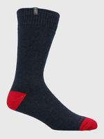 Calcetin-Algodon-Hombre-Heavy-Plain-Azul-Hush-Puppies
