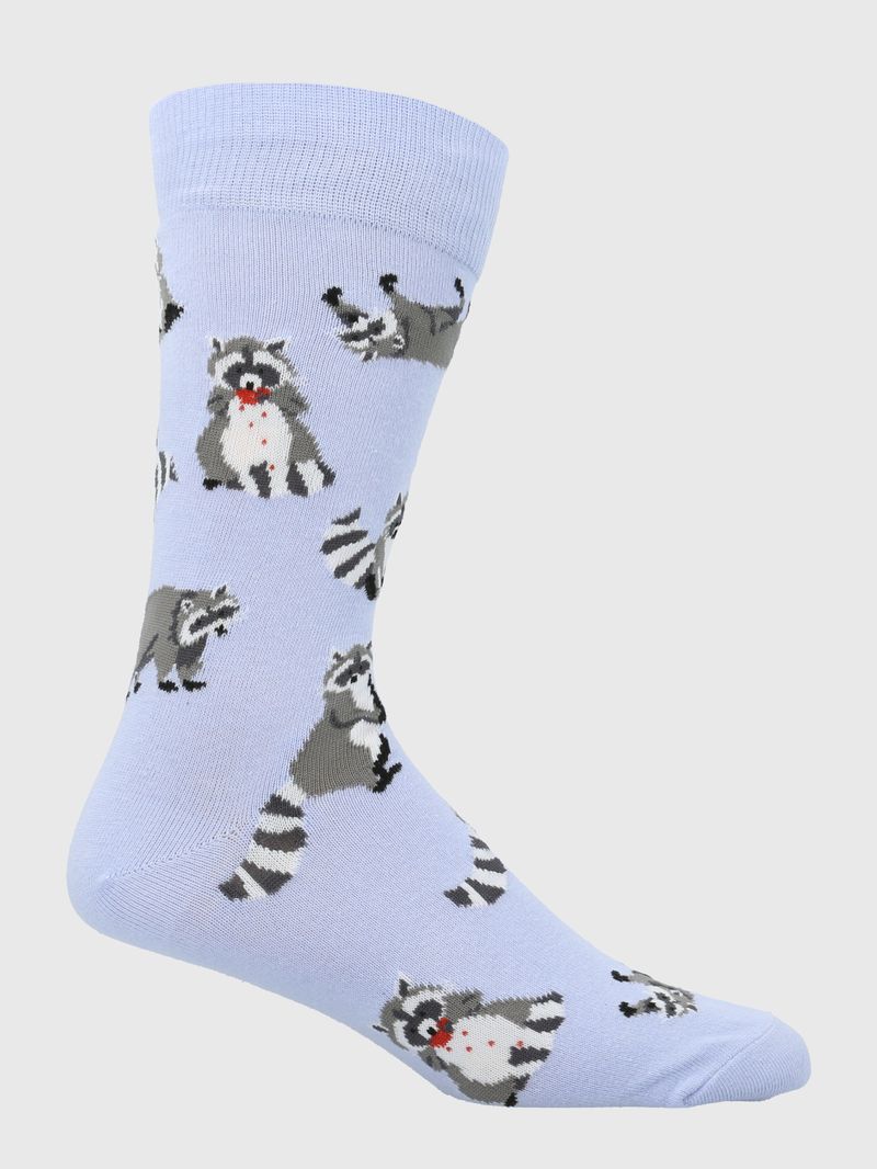 Calcetin-Algodon-Hombre-C-Raccoon-Azul-Hush-Puppies