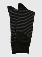 Calcetin-Algodon-Hombre-C-Cuff-Lines-Negro-Hush-Puppies