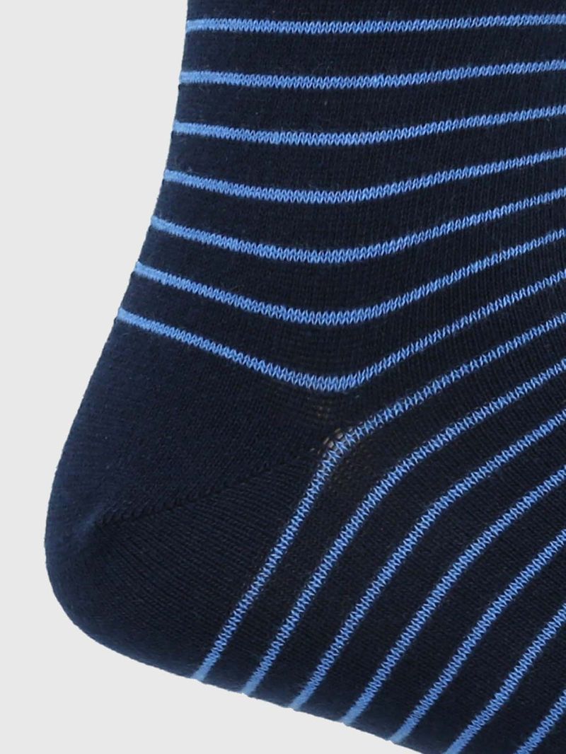 Calcetin-Algodon-Hombre-C-Cuff-Lines-Azul-Hush-Puppies