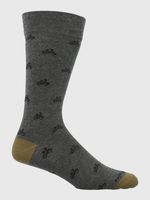 Calcetin-Algodon-Hombre-C-Cuff-Bikes-Gris-Hush-Puppies