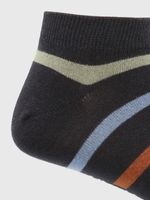 Calcetin-Algodon-Hombre-Ped-Stripe-Gris-Hush-Puppies