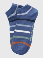 Calcetin-Algodon-Hombre-Ped-Stripe-Azul-Hush-Puppies