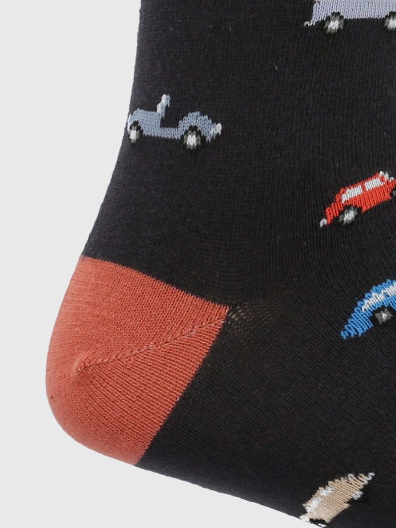 Calcetin-Algodon-Hombre-C-Cuff-Cars-Gris-Hush-Puppies