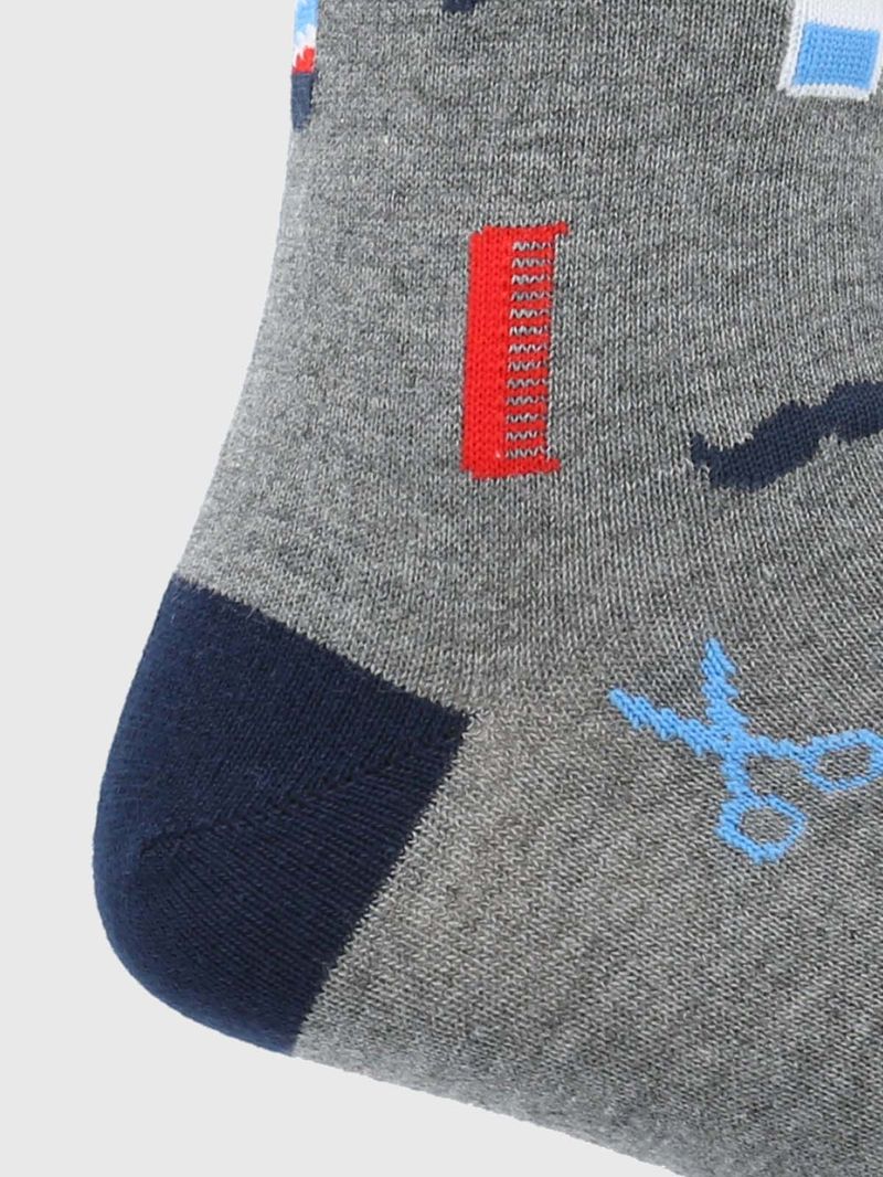 Calcetin-Algodon-Hombre-C-Cuff-Barber-Gris-Hush-Puppies