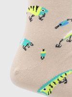 Calcetin-Algodon-Hombre-C-Cuff-Fishing-Beige-Crudo-Hush-Puppies