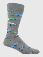Calcetin-Algodon-Hombre-C-Cuff-Fishing-Gris-Hush-Puppies