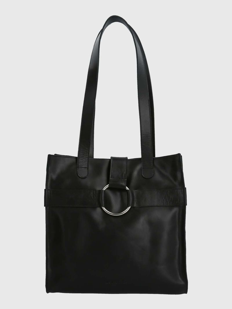 Cartera-Cuero-Mujer-Drake-Bag-Negro-Hush-Puppies