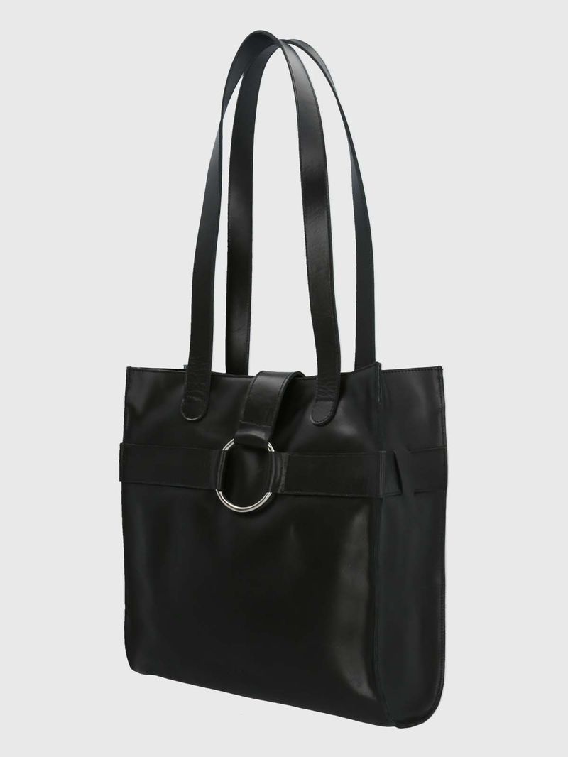 Cartera-Cuero-Mujer-Drake-Bag-Negro-Hush-Puppies