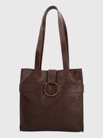 Cartera-Cuero-Mujer-Drake-Bag-Cafe-Hush-Puppies