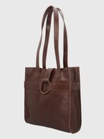 Cartera-Cuero-Mujer-Drake-Bag-Cafe-Hush-Puppies