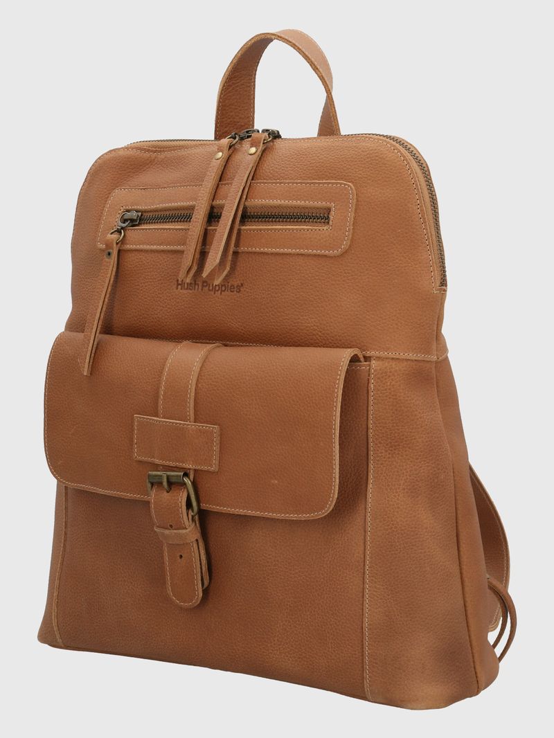 Mochila-Cuero-Mujer-Duffy-Back-Cafe-Hush-Puppies