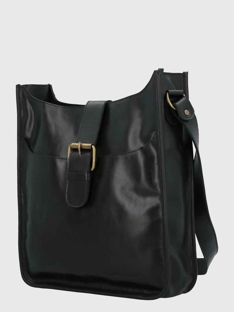 Cartera-Cuero-Mujer-Dekker-Cross-Negro-Hush-Puppies