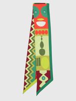 Pañuelo Seda Mujer Silk Tb Anna Scarf Verde Hush Puppies