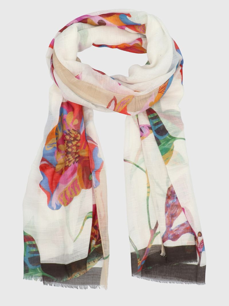 Pañuelo-Seda-Mujer-Silk-Giada-Scarf-Blanco-Hush-Puppies