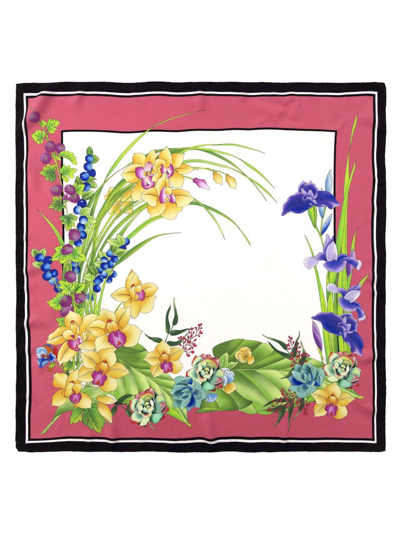 Pañuelo-Seda-Mujer-Silk-Agostina-Scarf-Multicolor-Hush-Puppies