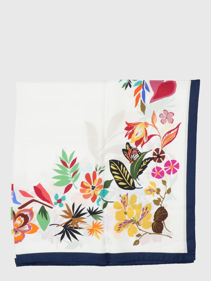 Pañuelo-Seda-Mujer-Silk-Rosetta-Scarf-Blanco-Hush-Puppies