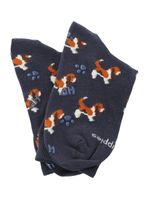 Calcetin Algodón Niño C Bassets Azul Hush Puppies