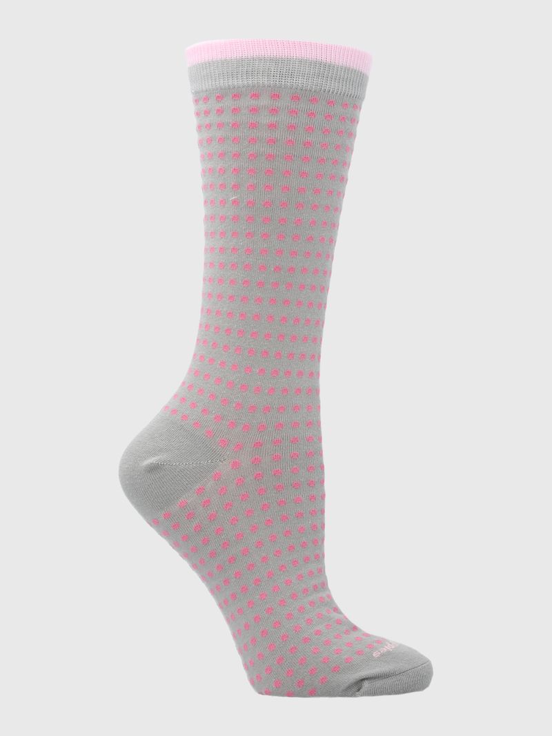 Calcetin-Algodon-Mujer-C-Dots-Azul-Hush-Puppies