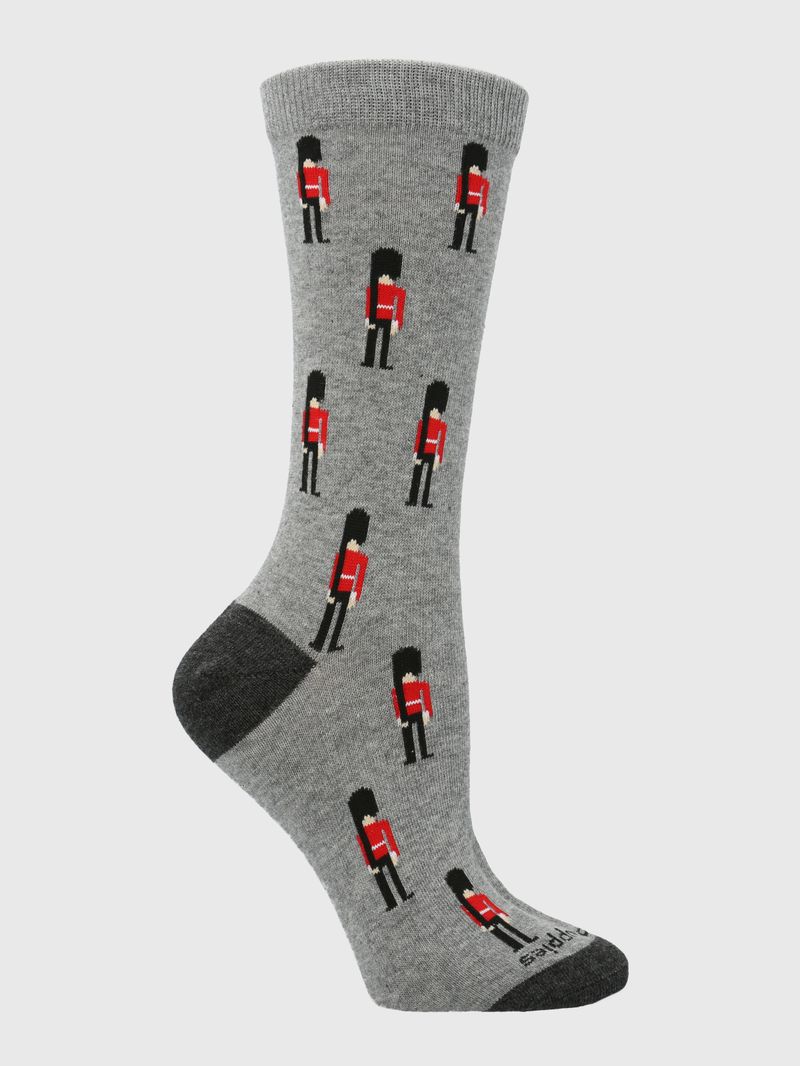 Calcetin Algodón Mujer C Uk Guard Gris Hush Puppies