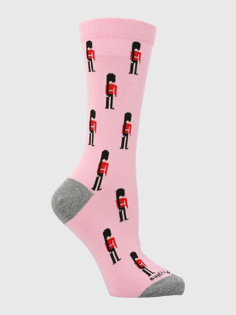 Calcetin-Algodon-Mujer-C-Uk-Guard-Rosado-Hush-Puppies