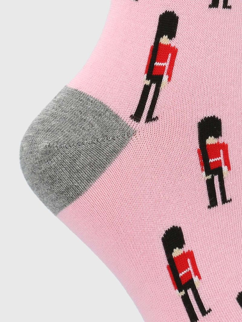 Calcetin-Algodon-Mujer-C-Uk-Guard-Rosado-Hush-Puppies