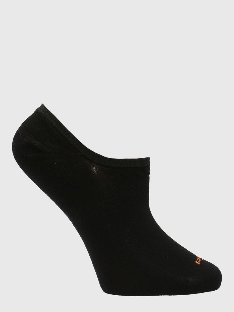Calcetin-Algodon-Mujer-Inv-Plain-Negro-Hush-Puppies