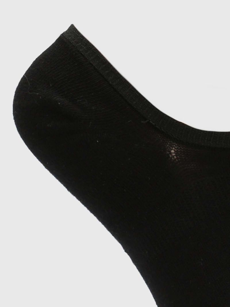 Calcetin-Algodon-Mujer-Inv-Plain-Negro-Hush-Puppies