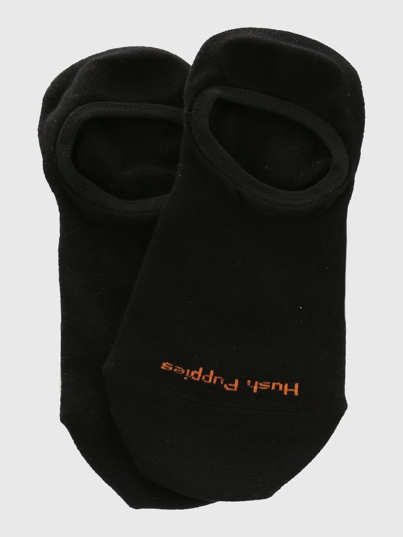 Calcetin-Algodon-Mujer-Inv-Plain-Negro-Hush-Puppies