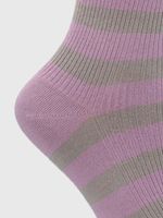 Calcetin-Algodon-Mujer-C-St-Blocky-Morado-Hush-Puppies